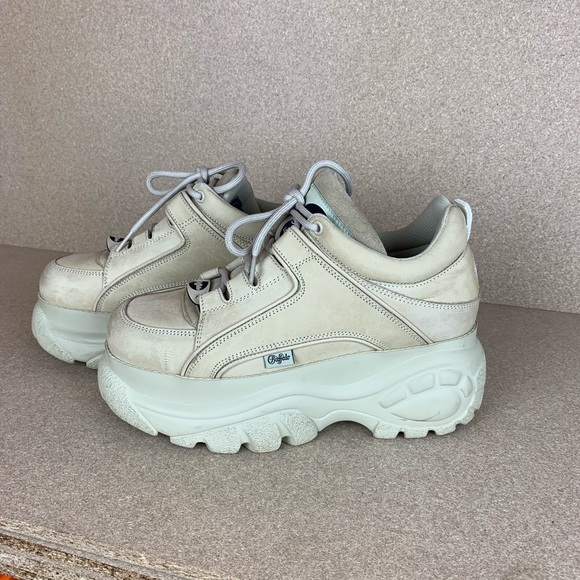 Buffalo London Platform Sneakers Lace Up Shoes - Picture 2 of 10